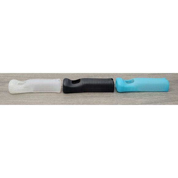 Set of 3 Silicone Skin Cases for Wii Remote Con. BK BL Nyko Wand Clear Nintendo - Picture 5 of 6